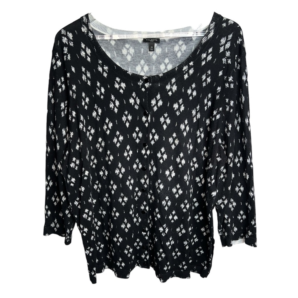 Talbots Women’s Long Sleeve Button Down Cardigan Sweater Top